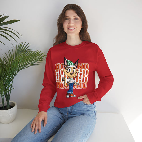 HoHoHo Girl Bobcat Sweatshirt