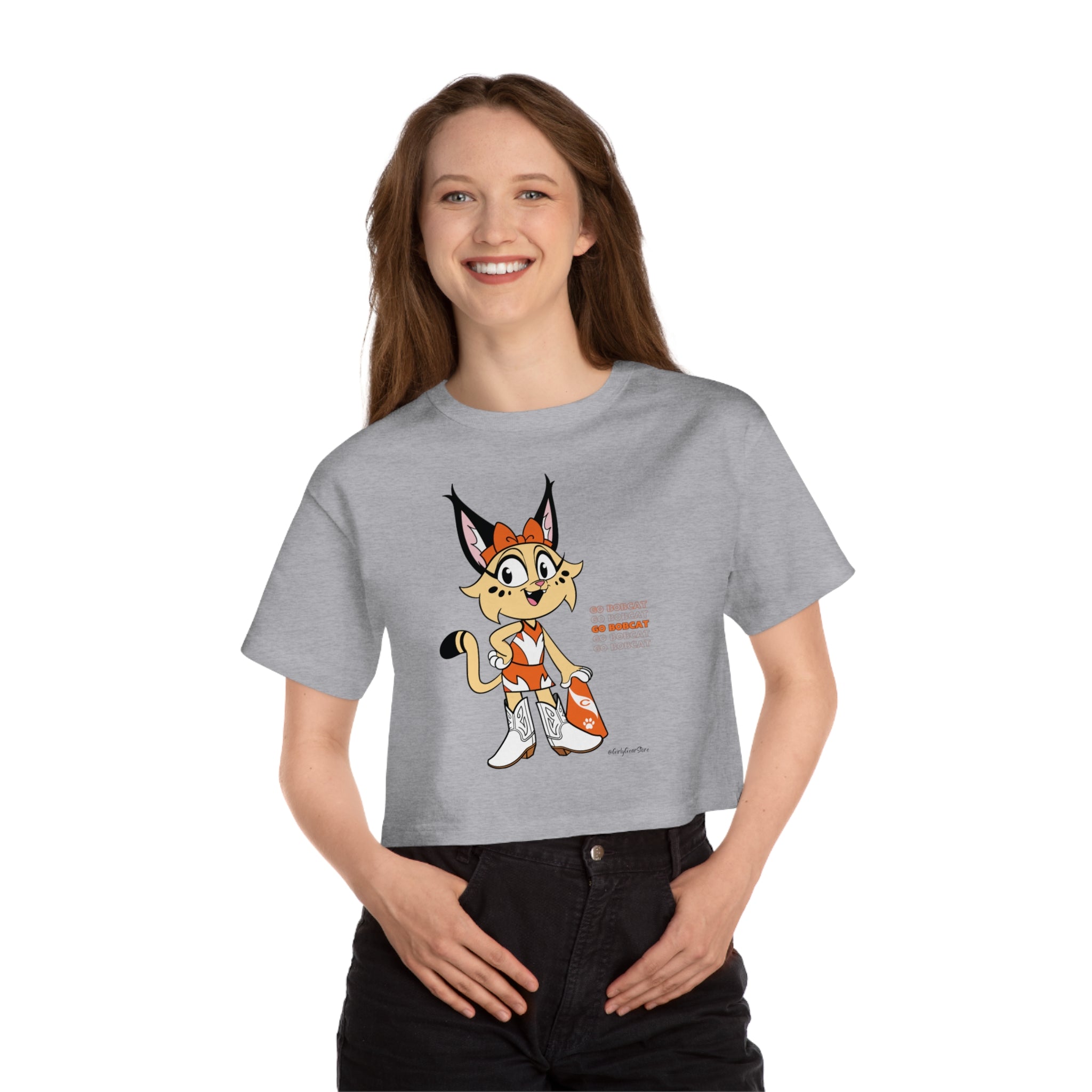 Go Bobcat Heritage Cropped T-Shirt