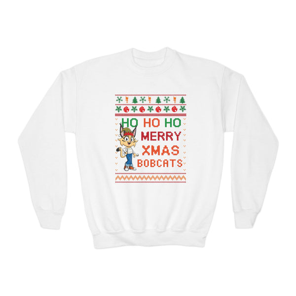 HoHoHo Girl Bobcat Youth Sweatshirt