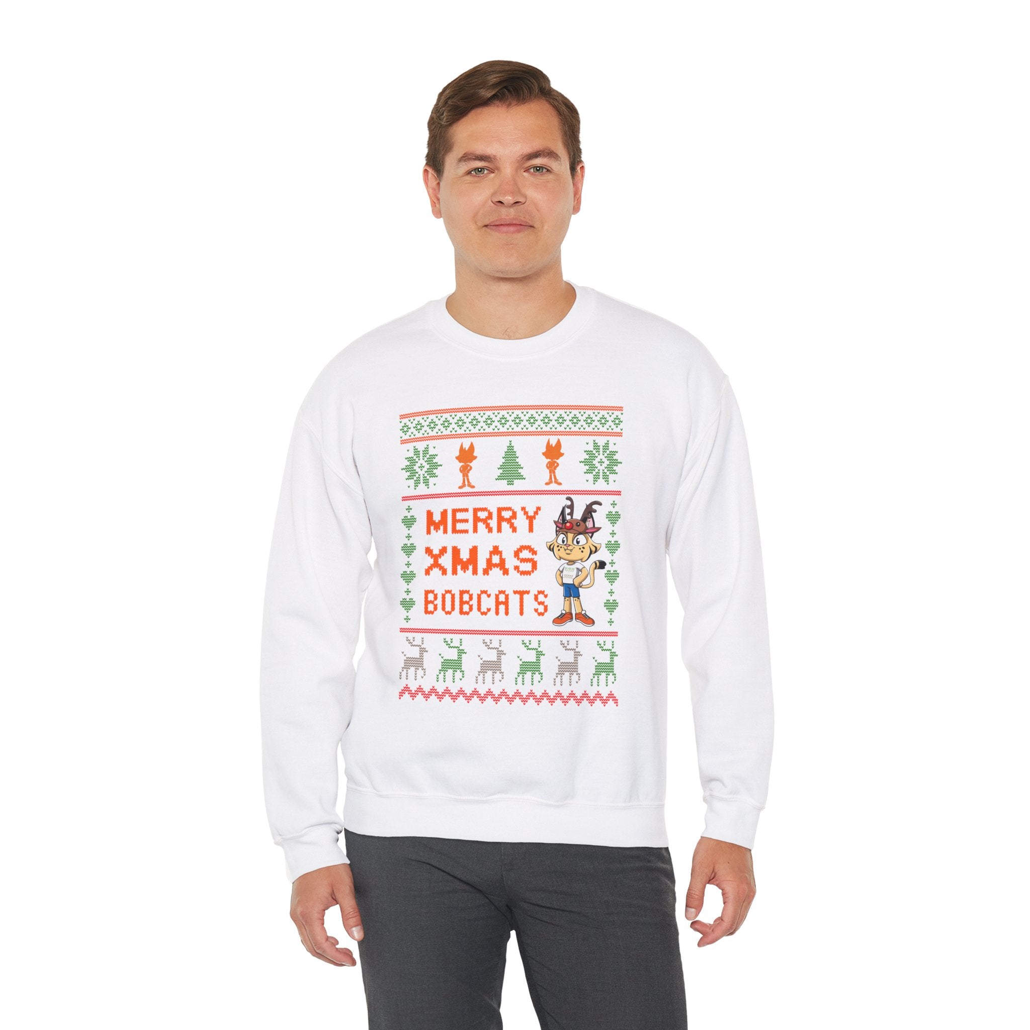 Ugly-xmas Boy Bobcat Sweatshirt