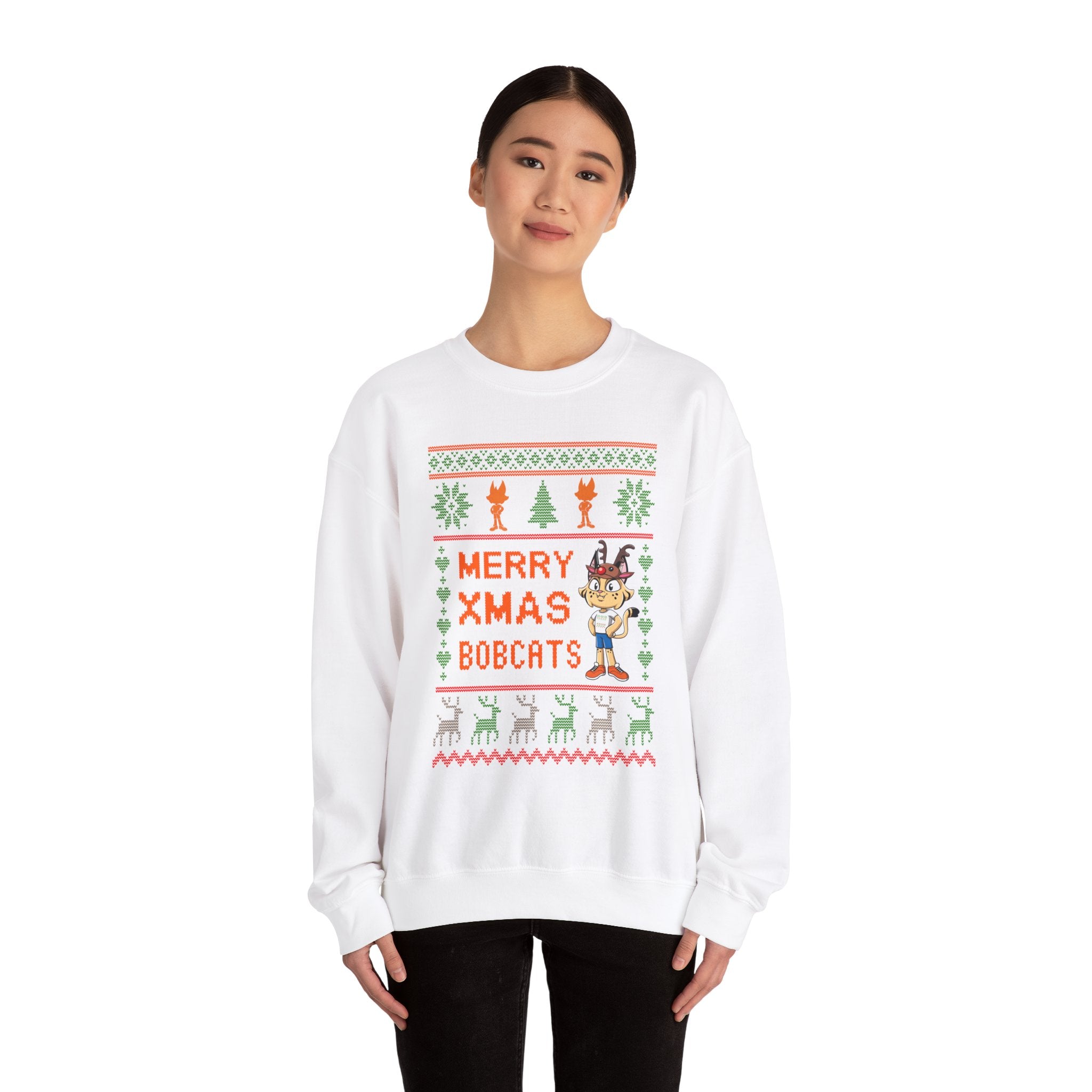 Ugly-xmas Boy Bobcat Sweatshirt