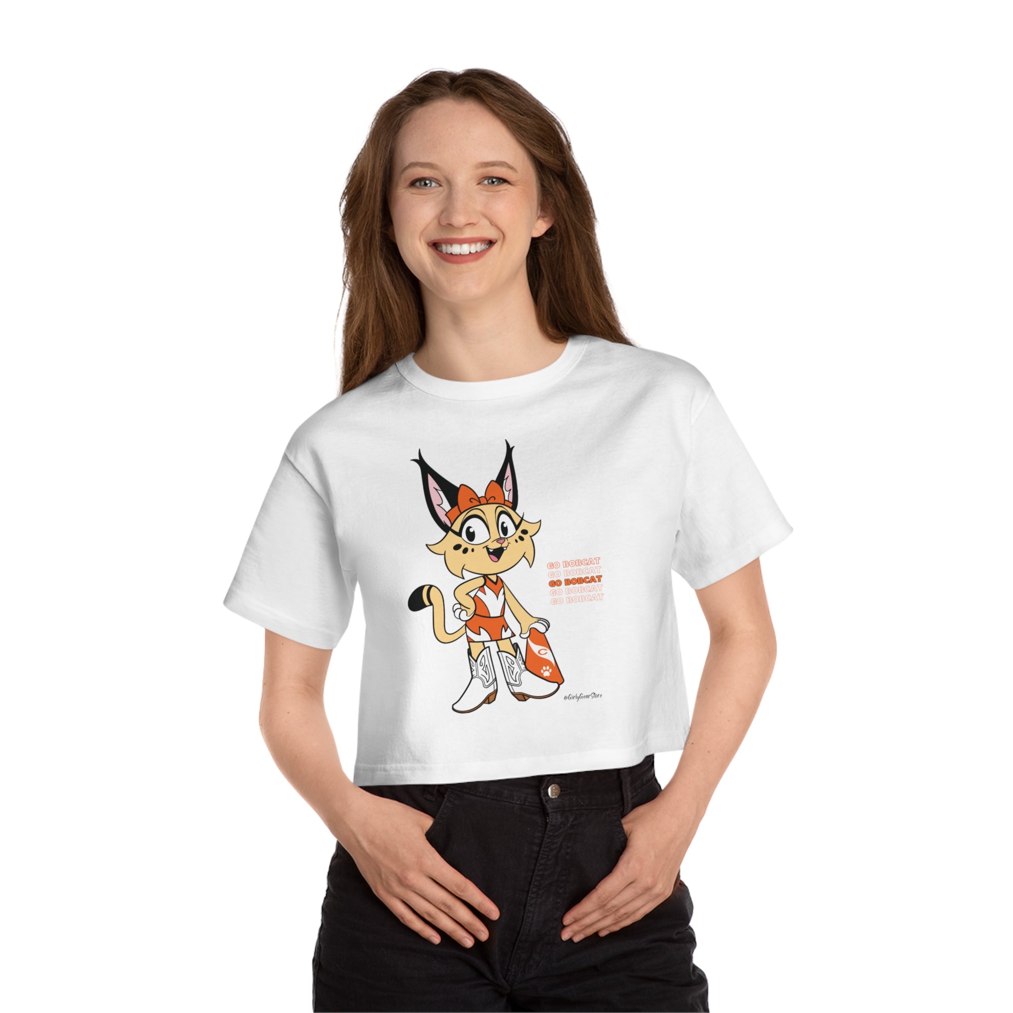 Go Bobcat Heritage Cropped T-Shirt