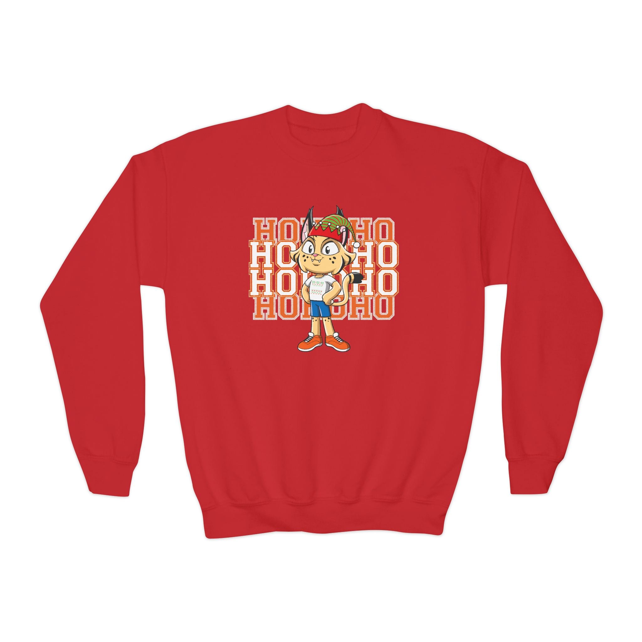 HoHoHo Boy Bobcat Youth Sweatshirt