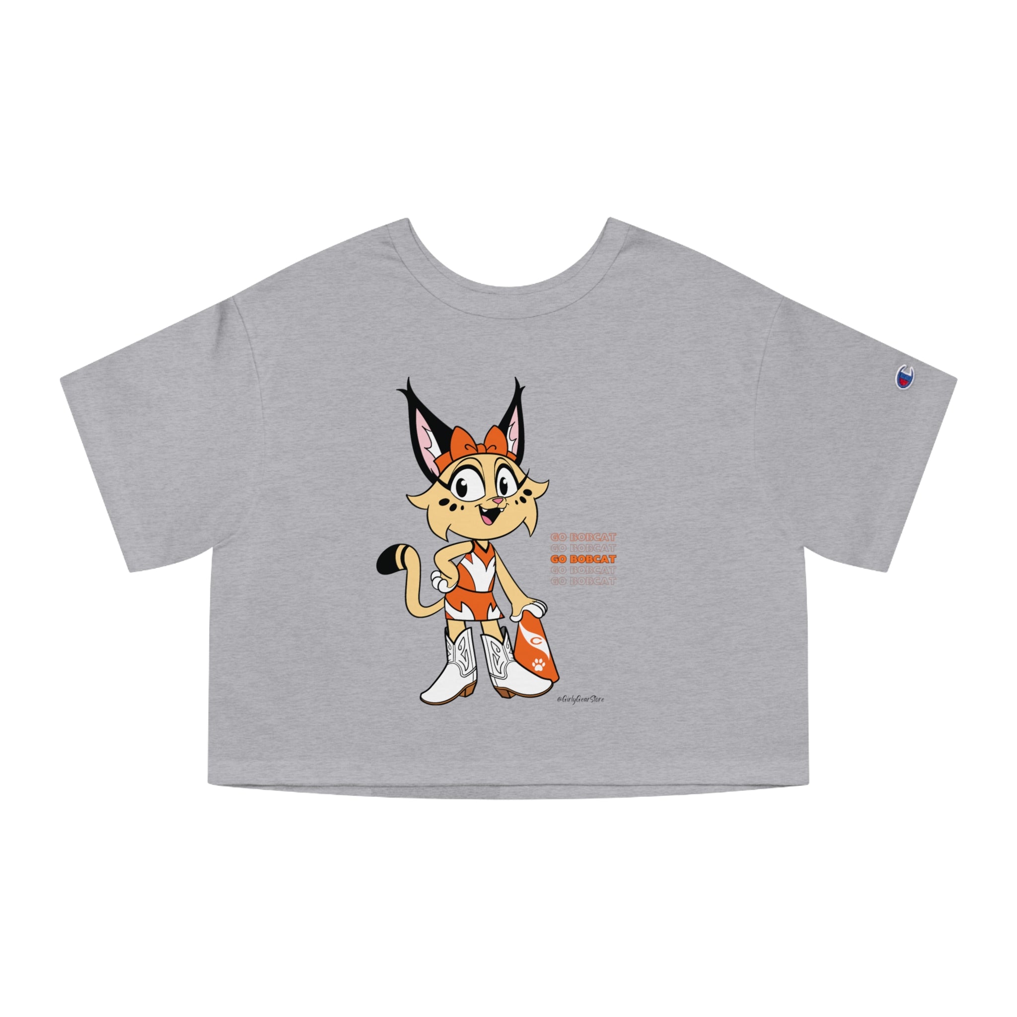 Go Bobcat Heritage Cropped T-Shirt