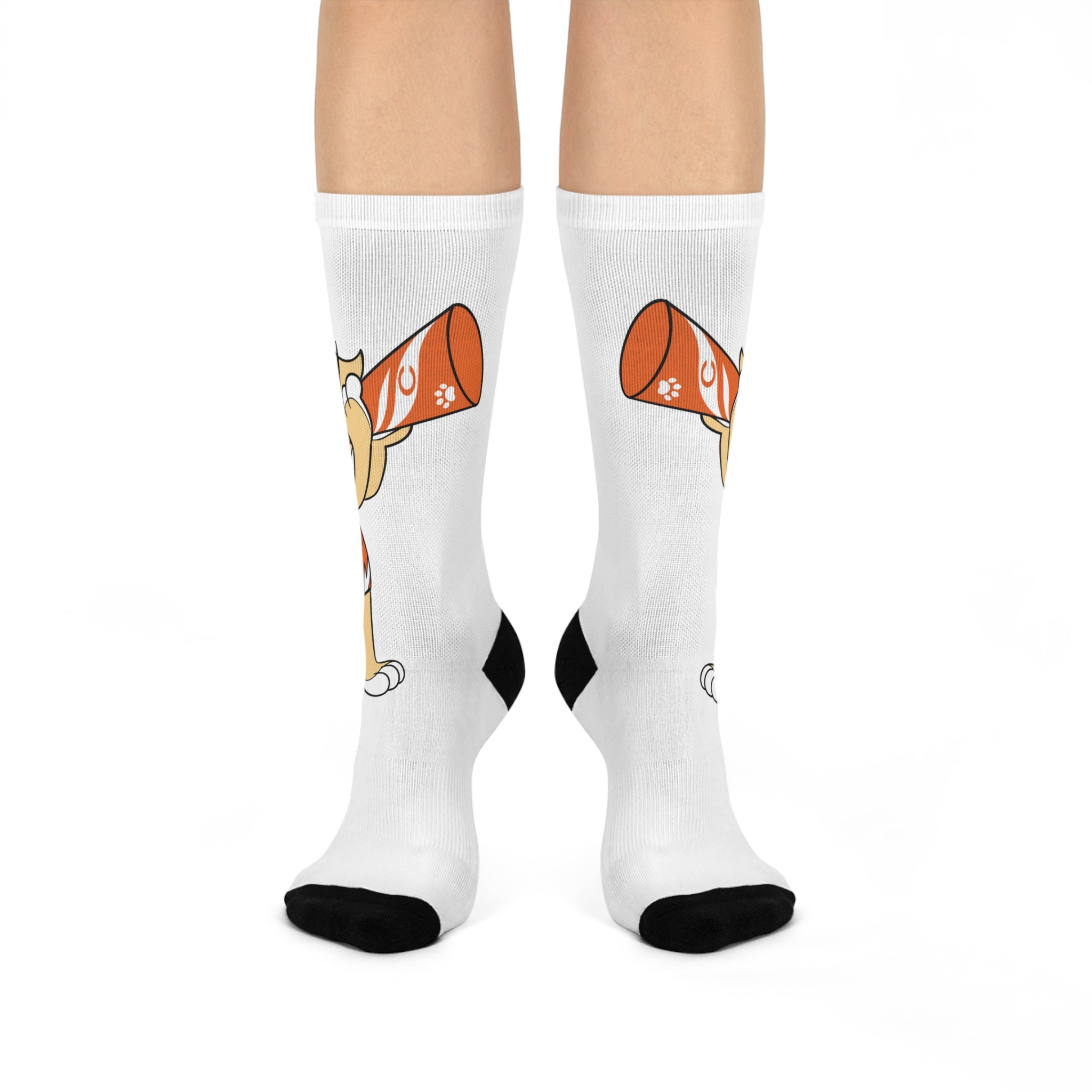 Cheer Bobcat Cushioned Crew Socks