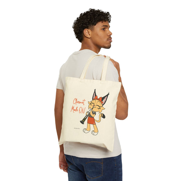 Clarinet Cotton Tote Bag