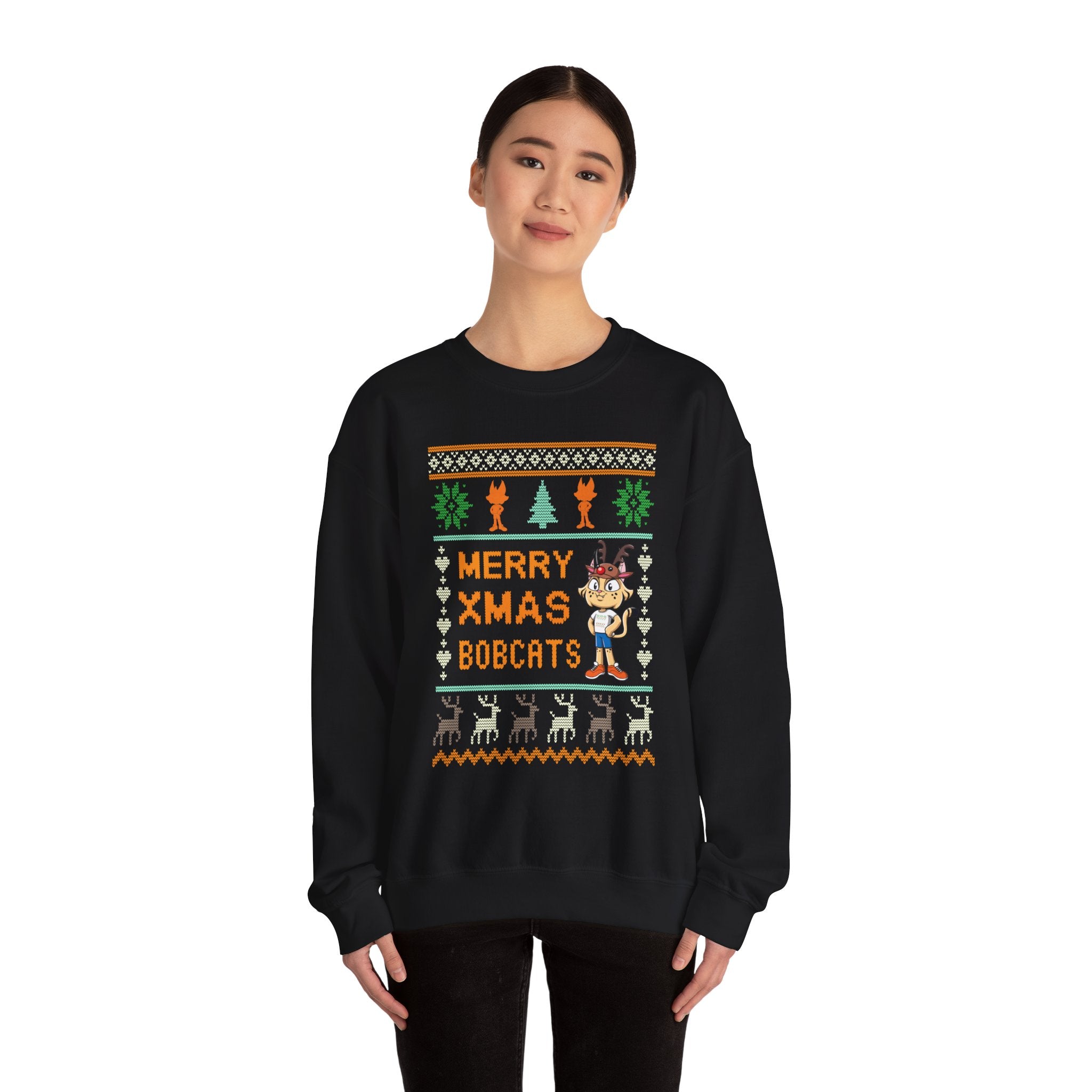 Ugly-xmas Boy Bobcat Sweatshirt