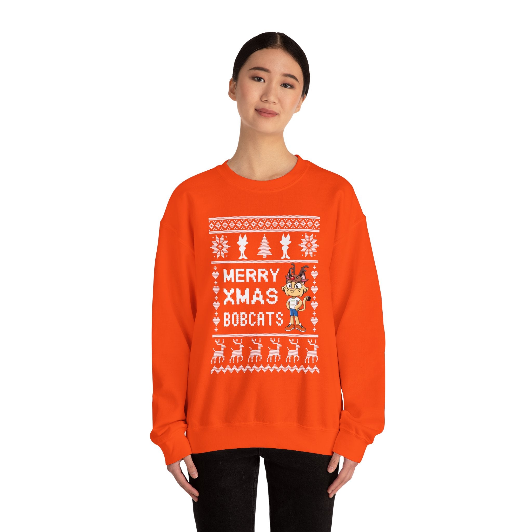 Ugly-xmas Boy Bobcat Sweatshirt